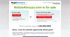 Desktop Screenshot of notizieabruzzo.com